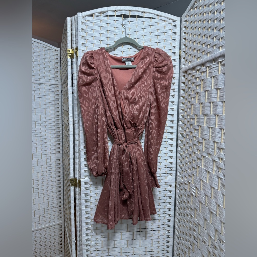 Elegant Mauve Dress